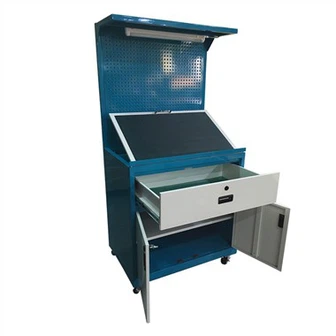 Meja Kerja Garasi dengan Laci